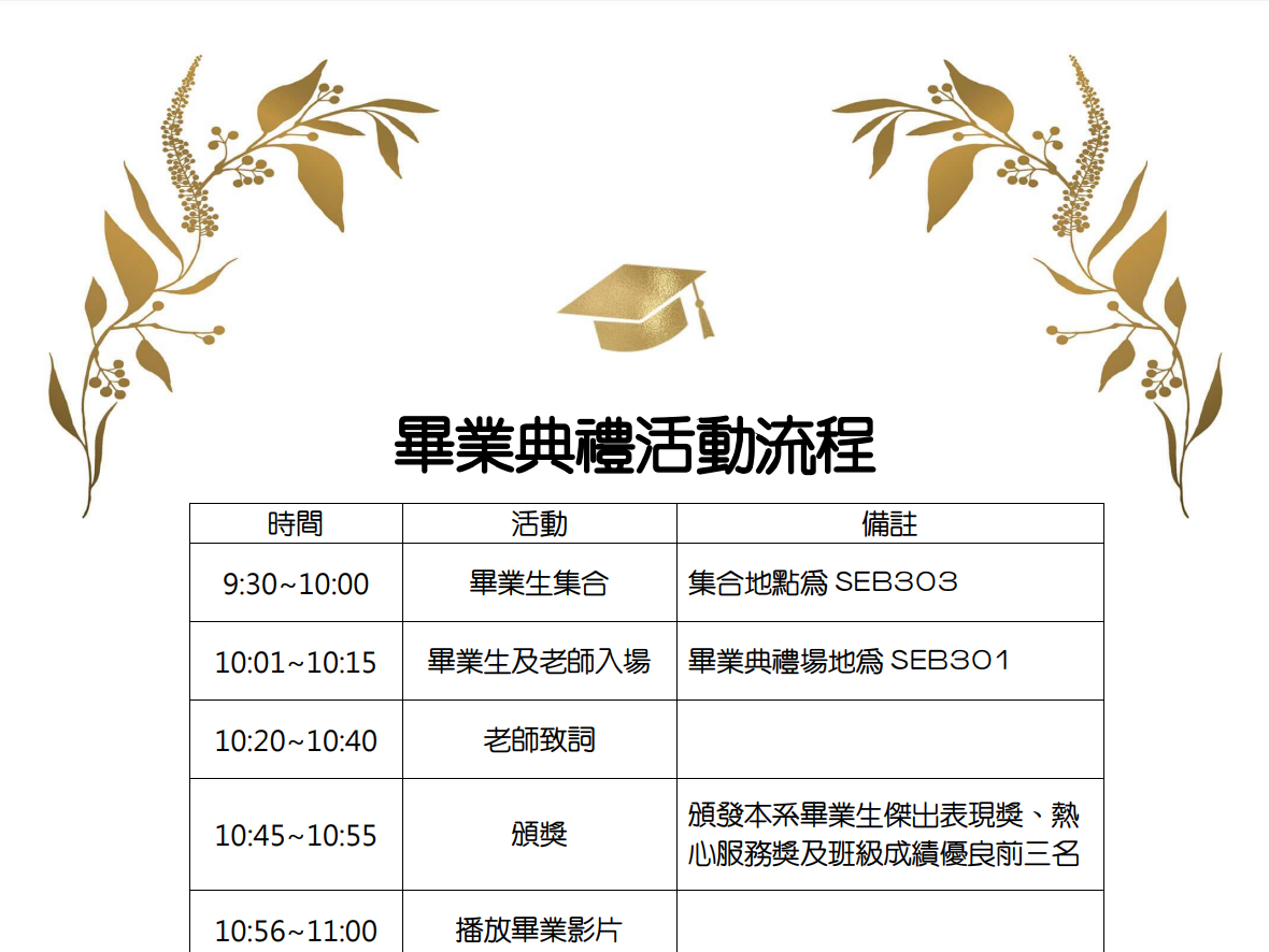 111級畢業典禮